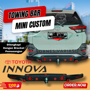 PROMO  Towing Bar Bumper / Bemper Belakang Mobil Towing Mini Custom Aksesories Premium Kualitas Import Grade A TOYOTA INNOVA Premium Car  Accessories Murah Bisa COD