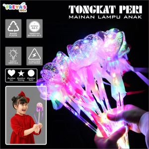 FR-M319 Mainan Anak Tongkat Peri Bintang Stik Lampu LED Warna Warni Tongkat Sihir / Tongkat Peri