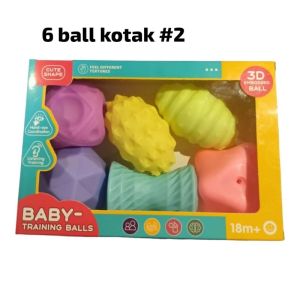 BOLA SENSORIK BAYI MAINAN BOLA KARET BAYI MAINAN SENSORY BAYI TOUCH HAND BALL BAYI MAINAN BAYI  RATTLE SET BOLA MAINAN KARET BAYI BERBENTUK KARAKTER