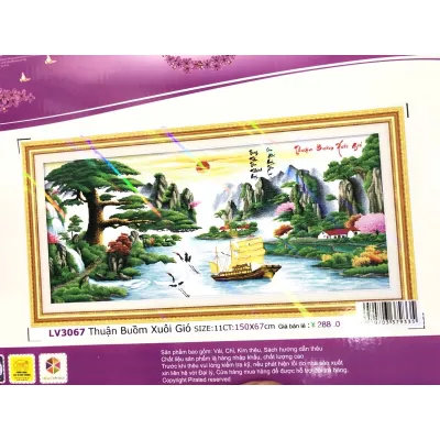 TRANH ĐÍNH ĐÁ PHONG CẢNH ĐẸP -Tranh Thêu Kín Phong Cảnh Thiên Nhiên Kỳ Vỹ MN0159MN0160MN0161