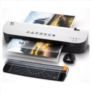 Officom SL299 Laminating Machine Package Set: A4 Size Heavy Duty Laminator