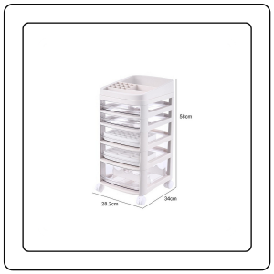 【JJ HOME】Cosmetic Storage Drawer Makeup Cabinet - 3/4/5/6/7 Tier / Storage / Organizer / Box / Plastic Storage Box