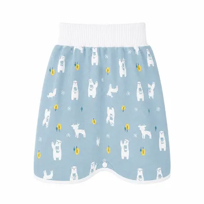 Baby Potty Training Pants Kids Waterproof Leak-proof Diaper Pants Washable Reusable High Waist Diaper Baju