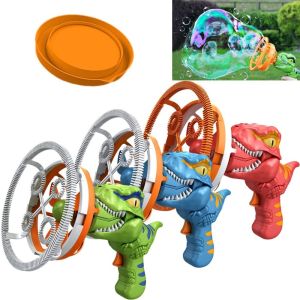 ART SUPPLIESX Bubbles in Bubble Fan Dinosaur Bubble Machine ABS Bubble Dinosaur Outdoor Toys Bubbles Toy in Bubble  Handheld Auto Bubble Machine Over 3 Years Old