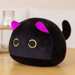 BEIBEI Children Gift Soft Toy Pet Peluche Animal Plush Fuzzy Animal Cat Sofa Decoration Black Cat Plush Toys Plush Animal Toy Cat Plush Doll Black Cat Stuffed Toys