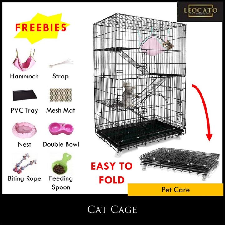 Cat cage lazada sale