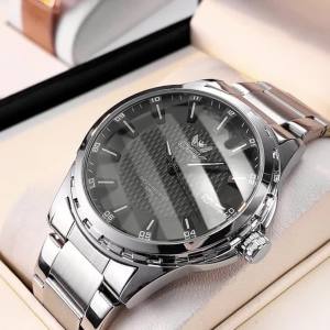 OPK Japan New Original Quartz Watch For Men Fashion Casual Stainless Steel Strap Watch Waterproof Date Display Luminous Gift For Boyfriend