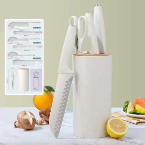 5-piece set of kitchen knives with knife holder stainless steel precision knives chef knives non stick kitchen knives