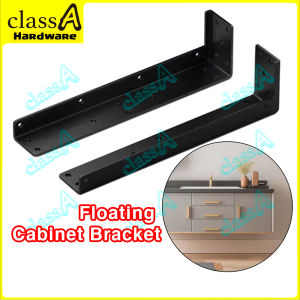 ClassAHW Heavy Duty Floating TV Cabinet Bracket Invisible Concealed Brackets Shelf Support Kabinet TV Gantung Dinding