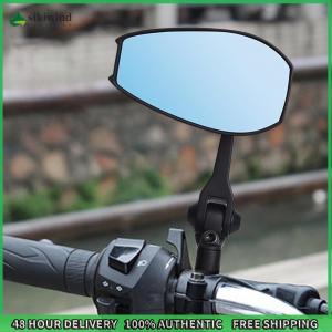 Sikiwind 2Pcs Motorcycle Rear View Mirrors Adjustable Anti-Glare Scooter Bar End Handlebar Mirror for Street Bicycle Motorbikes