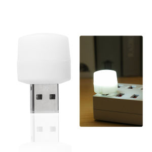 5Pcs Mini USB Night Light Bulb Warm White Eye Protection Reading Light USB Plug PC Mobile Power Charging LED Light Lamp
