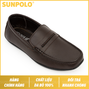 Giày nam da bò SUNPOLO giày đi làm công sở đi tiệc LS4041