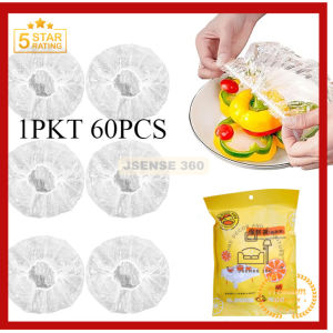 Jsense G Duck Food Wrap Cover 60pcs Disposable Free Size Food Plastic Wrap Food Cover Food Lids
