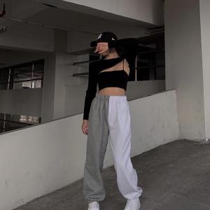 JOGGER SWEETPANTS / CELANA PANJANG WANITA KOMBINASI