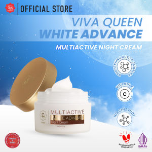 Viva Queen VIT C ACTIVE White Advance Night Cream with Niacinamide (BRIGHTENING WHITENING & GLOWING) - 25 gr