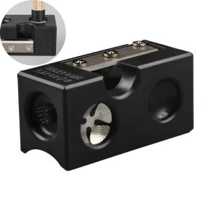 LIAOYING การซ่อมแซมที่มีประสิทธิภาพและรวดเร็ว เครื่องไสปลายไม้คิว อุปกรณ์บิลเลียด 8 in 1 ตัวแก้ไขปลายคิวสระว่ายน้ำ มัลติฟังก์ชั่ สนุ๊กเกอร์ ไม้คิวสระว่ายน้ำ บิลเลียดพูล