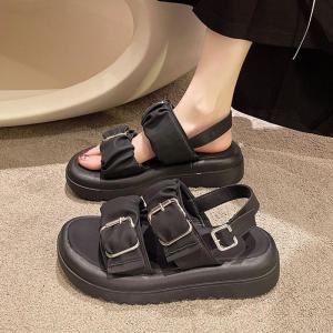 TERLARIS Sandal Wanita Korea Import Sandal TERBARU Wanita Korean Style 2025 Trendy Casual TERMURAH Bisa COD Gratis Ongkir