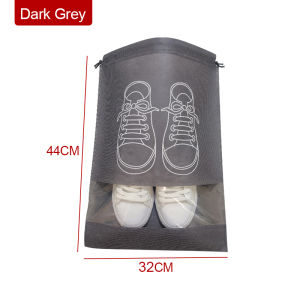 Travel Reusable Eco Shoe Storage Bag Organizer Dust-Free Drawstring Bag