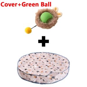 2026 Interactive Cat Toys Ball Cover Set Fast Rolling in Pouch Hide and Seek Kitten Toy Motion Activated Interactive Cat Toy Indoor