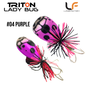 LURESFACTORY - TR LADY BUG 4.5cm 10.5g HARDBODY LURE TOPWATER