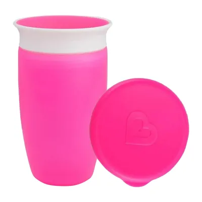 Munchkin Miracle 360 Degree Trainer Cup - 10oz with Lid (Pink)