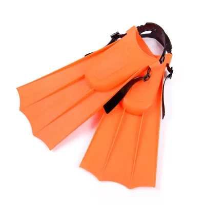 Professional Diving Fins Adult Adjustable Swimming Shoes Silicone Long Submersible Snorkeling Foot Monofin Diving Flippers