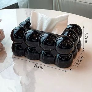 [DECOR] LyLy Hộp đựng khăn giấy để bàn decor gấu Bearbí ngôvỏ sò phong cách sang trọngtrang trí nhà cửaquà tặng...