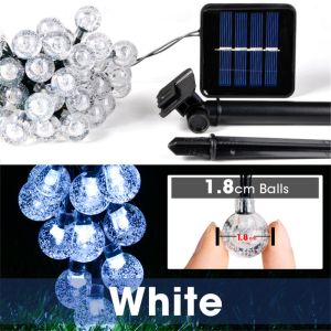 20/30/50/100 LED Solar String Lights Waterproof Outdoor Fairy Light Home Christmas Party Decor