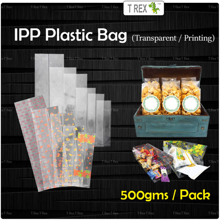 IPP Plastic Gift Bag / Cookies Bag / Food Packaging Plastic Bag / Beg