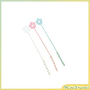 Reusable Silicone Straw Cleaner Brush Straw Cleaning Brush Extra Long Straw Brush