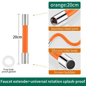 Selang Fleksibel Ekstensi Keran Air Universal 360 Derajat Water Faucet Extension Flexible Hose