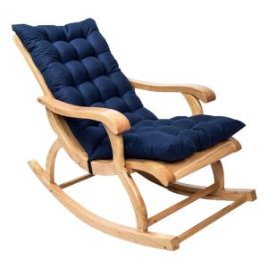 120x50CM Seat Back Cushion Pad Non-Slip Rocking Chair Cushions Pillow Soft Home Garden Patio Outdoor Cushions Pads Foldable Mat