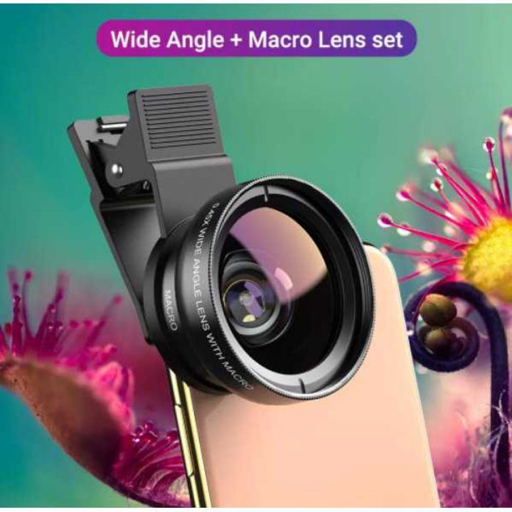 Set Lenti Universali Per Smartphone – Grandangolo 0.45x E Macro 12.5x, Con Clip E Custodia - 4