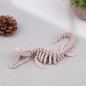 KingBe โครงกระดูกมอสซอรัสจำลอง1ชิ้นโมเดลโครงกระดูกไดโนเสาร์สำหรับตกแต่งตู้ปลา