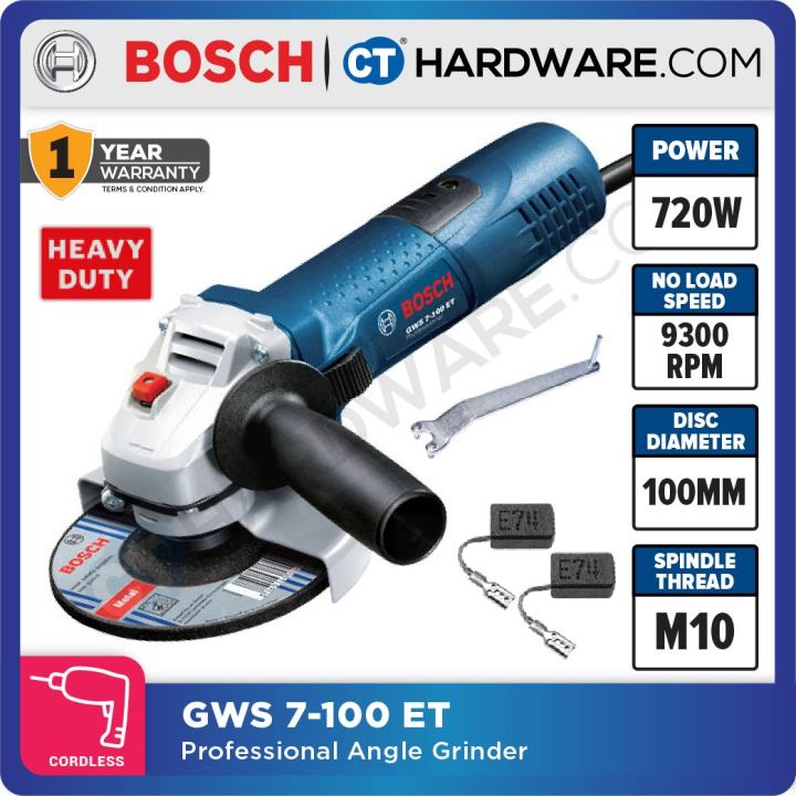 Bosch GWS 7 100 ET Professional Angle Grinder 4