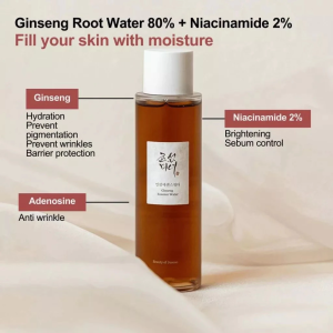 Beauty of Joseon Ginseng Essence Water 80% Ginseng Root Water 2% Niacinamide & Adenosine Deep Hydration Brightening Sebum Control Anti‑Wrinkle Barrier‑Protecting Facial Toner Niacinamide Brightening Care