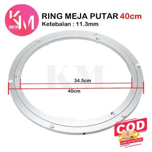 Ring Rotator Meja Makan Putar Aluminium 20CM..30CM..40CM..50CM