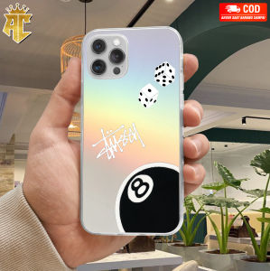 Case Hologram OPPO A5S A11K A12 A7 A15 A15S A57 A77S A58 4G Motif ( 3D DADU ) Softcase Hologram Bening Tebal - Clear Case 2MM - Sofkes Hp - Kesing Lucu - Casing Vira