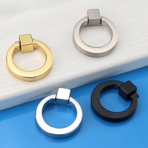 XAVINU Gold Circle Home Improvement Zinc Alloy Kitchen Ring Cabinet Knobs Door Handles Furniture Hardware Drawer Pulls