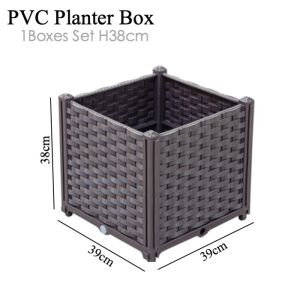 Plastic Planter Box Home Balcony Plastic Flower Pot Indoor Vegetable Planting Box / Planter Pot  / Planter Box / Planter Tray