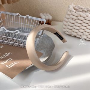 Cài tóc nữ vải trơn băng đô phong cách basic phụ kiện tóc Cloe Accessories 5108