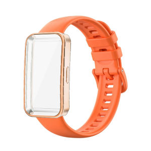 Strap + Case for huawei band 11 11 Pro Strap Case smart watch band case for huawei band 10 case Silicone Watchband Bracelet Protective Cover band 10 TPU Case