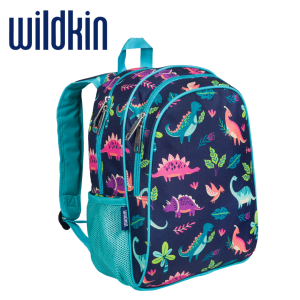 Wildkin Darling Dinosaurs Kids Sidekick Backpack Girls School Bag (For Nursery Kindergarten Primary School)