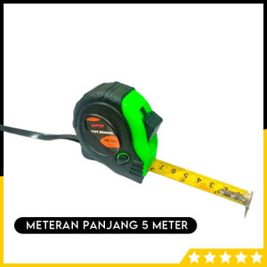 Meteran Tukang Bangunan Kayu 5 Meter M