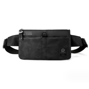 Mens ultrathin 3-layer waist bag belt bag sports outdoor multifunction chest bag waterproof shoulder bag㏇0708