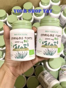 [Hàng Pháp] Tảo Hữu Cơ Phytoceutic Spiruline Forte Bio 1000mg Tăng Cường Đề Kháng Thanh Lọc Cơ Thể - Hộp 80 Viên