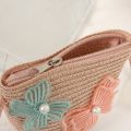 SKISOPGO Kids Girls Straw Hat Bag Set Outdoor Beach Hat Bow Lace Wide Brim Fisherman Cap Hat Topi Beg Kanak. 