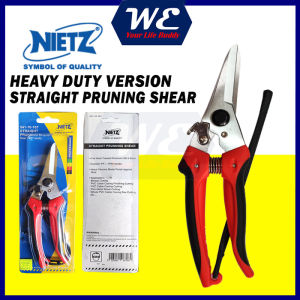 NIETZ 7" HEAVY DUTY STRAIGHT PRUNING SHEARS / GARDEN CUTTER / GARDEN PRUNING SHEAR / TREE CUTTER