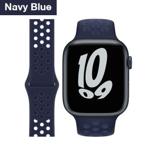 Sanptoch สายรัดซิลิโคนนิ่มสำหรับเล่นกีฬาสายนาฬิกาข้อมือใช้ร่วมกับ Apple 46มม. 45มม. 44มม. 42มม. 49มม. 41มม. 40มม. 38มม. ชายหญิงสายรัดสำหรับ IWatch ห่วงระบายอากาศได้ดีพิเศษ2 & SE ซีรีส์10 9 8 7 6 5 4