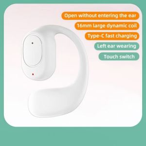 BODO Wireless Bluetooth Headset Single Ear Hanging Ear Style Sports Running Crazy Cant Get Off Long Battery Lifeouch Control On Ear Busines